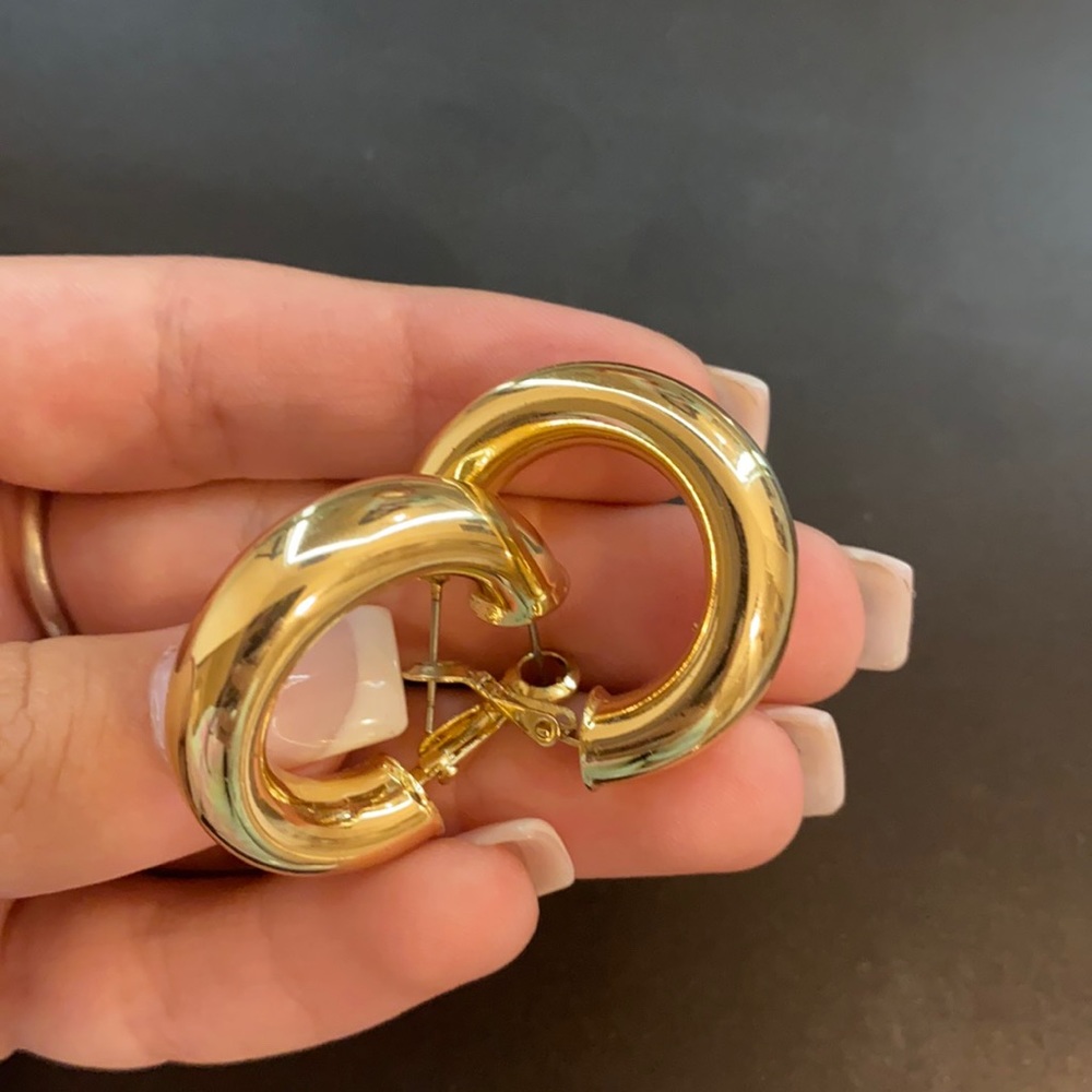 Gold Hoop Earrings